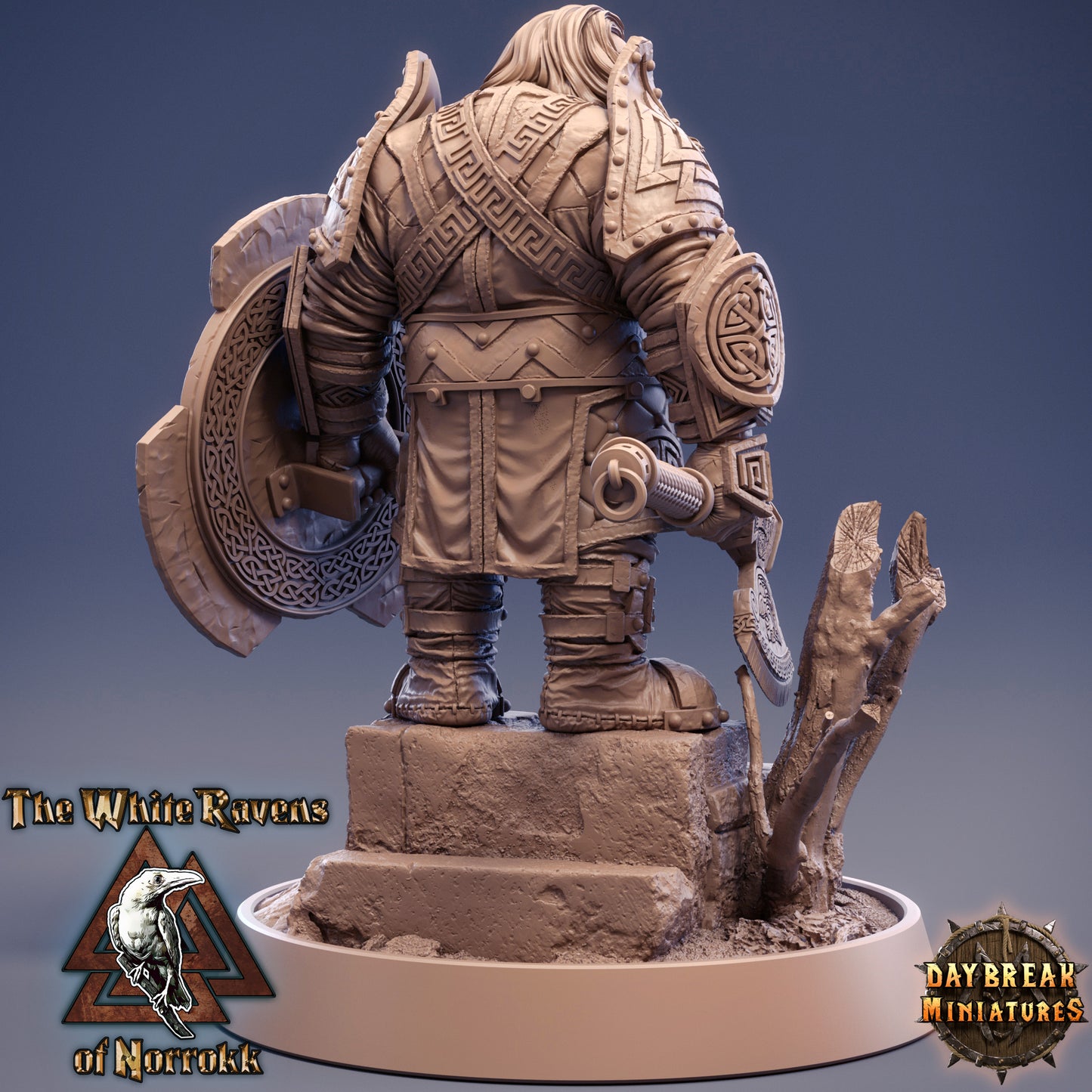 Daybreak Miniatures - High Thane Ragnar Stoner - White Ravens of Norrokk 2022 January