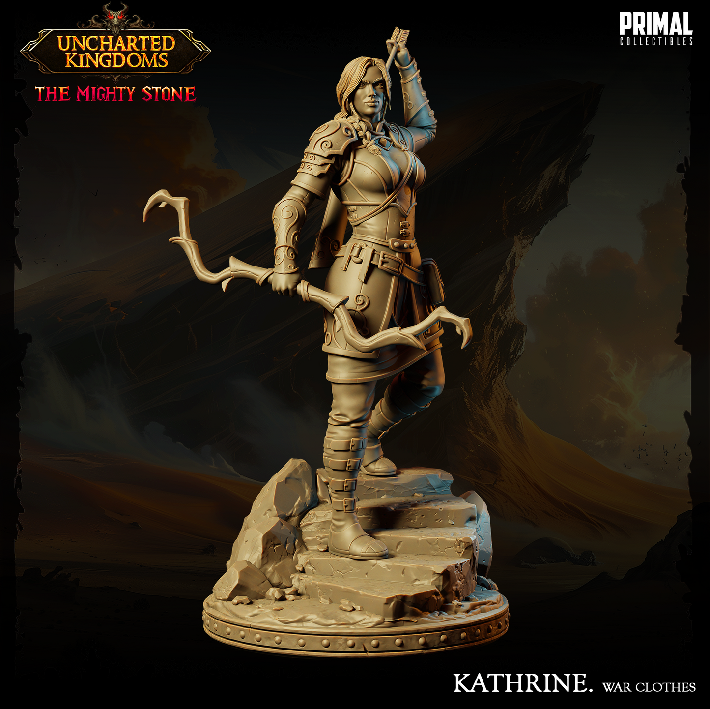 Primal Collectibles - Katherine Catti-Brie, Human Fighter - UK The Migthy Stone 2024 September