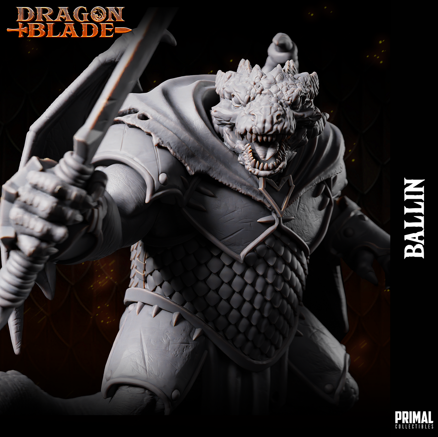 Primal Collectibles - Ballin, Kapak Draconian - Dragon Blade 2023 October