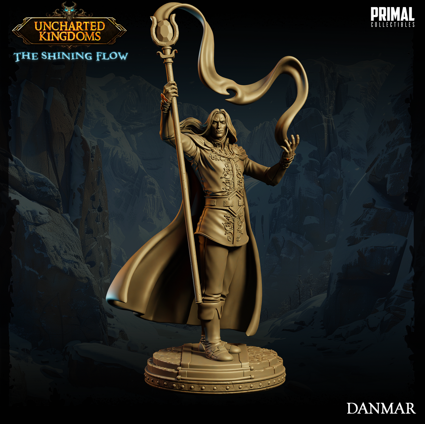 Primal Collectibles - Danmar, Drow Wizard - UK The Shining Flow 2024 July