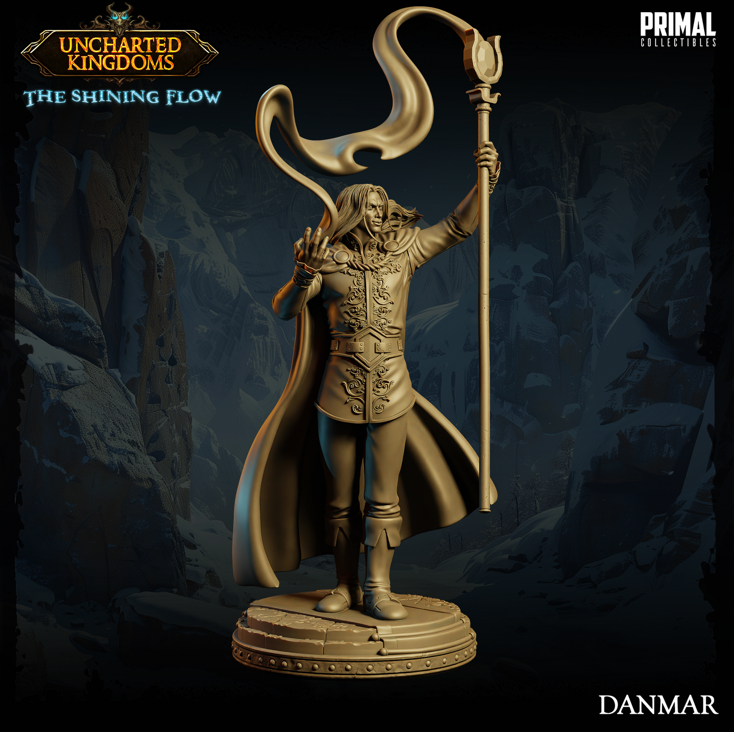 Primal Collectibles - Danmar, Drow Wizard - UK The Shining Flow 2024 July