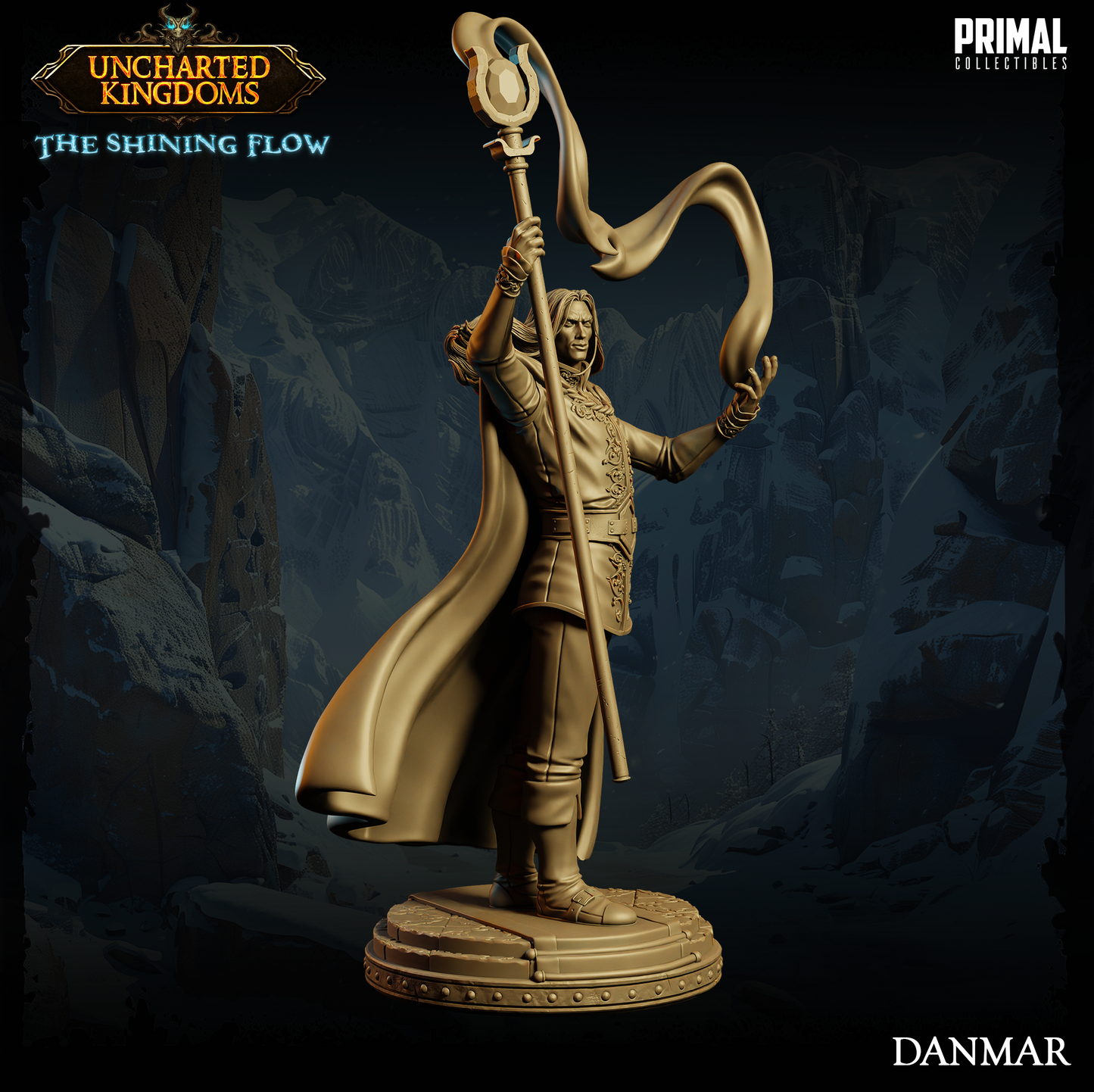 Primal Collectibles - Danmar, Drow Wizard - UK The Shining Flow 2024 July
