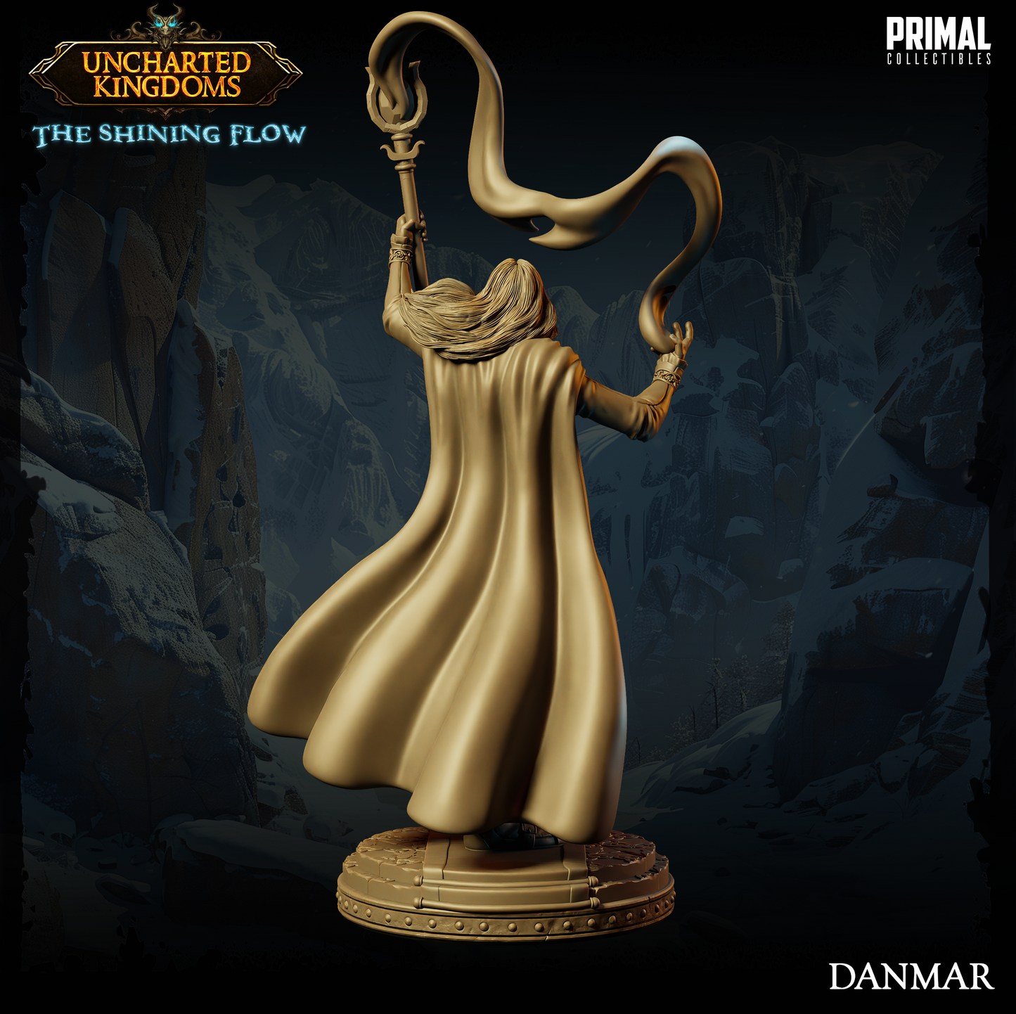 Primal Collectibles - Danmar, Drow Wizard - UK The Shining Flow 2024 July