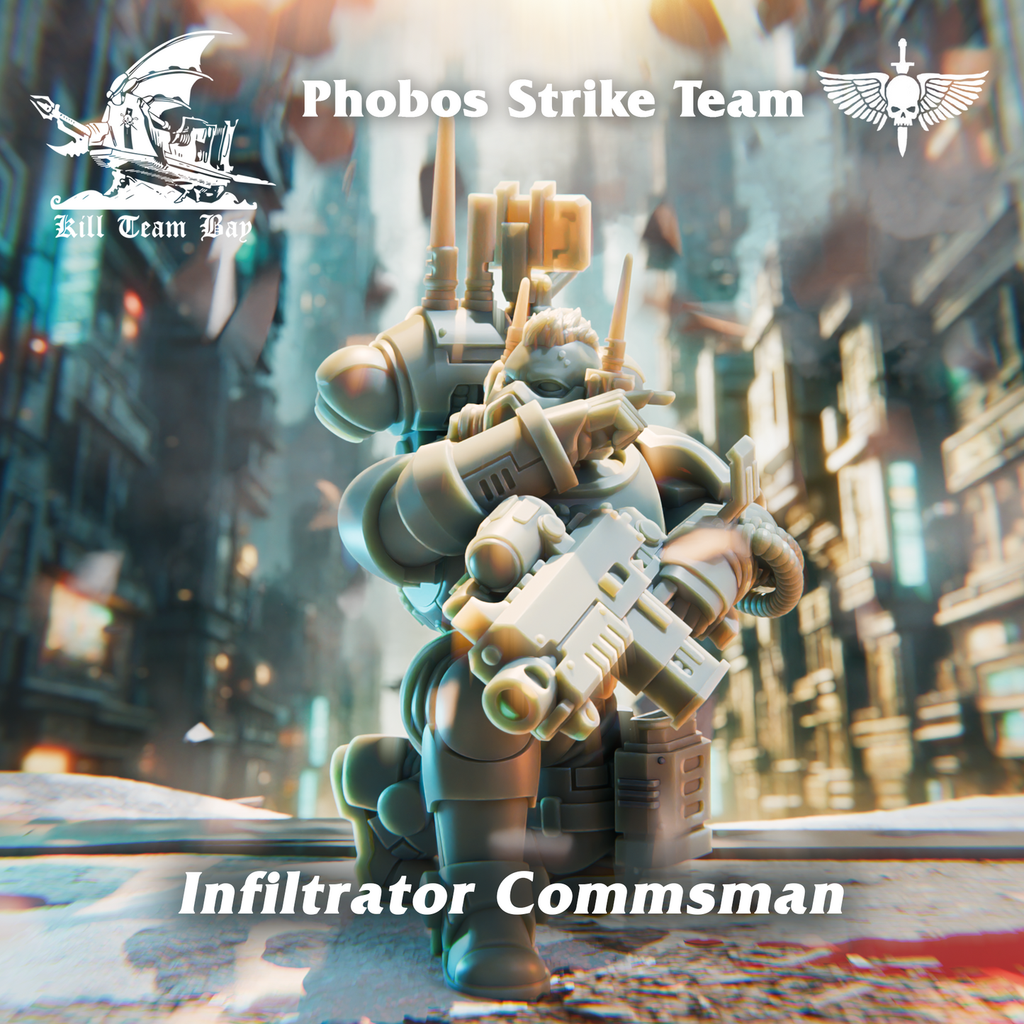 Kill Team Bay - Infiltrator Commsman, Phobos Strike Team- Warhammer 40K