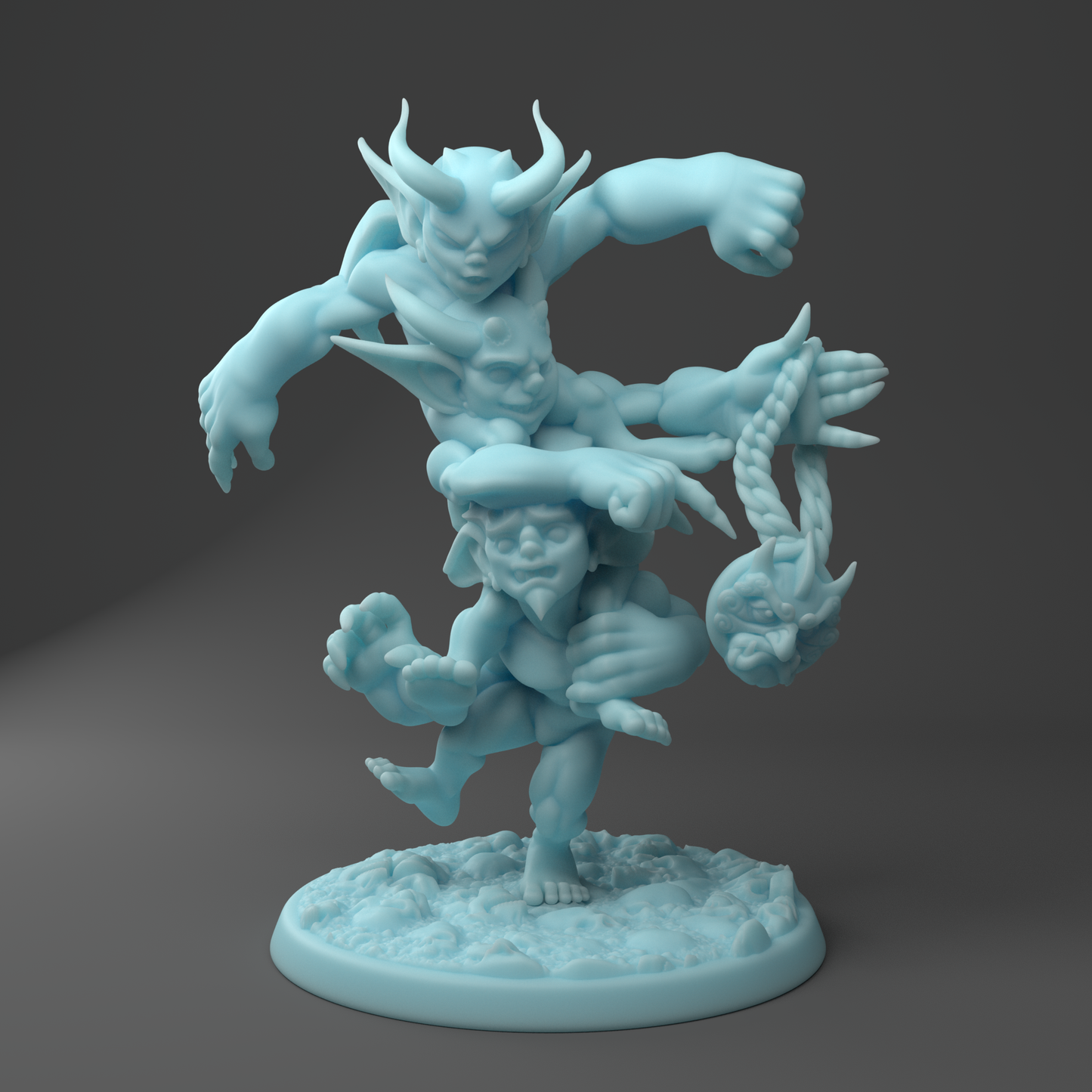 Twin Goddess Miniatures - Stack of Imps, with Coat Version! - 2021 July