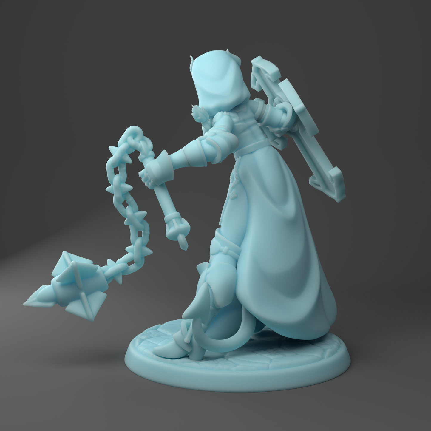 Twin Goddess Miniatures - Chaste, Tiefling Sister - 2021 July