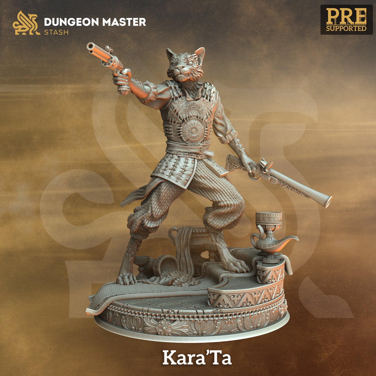 DM Stash - Kara Ta Tabaxi Gunslinger - Sands of Sudd 2021 July Release