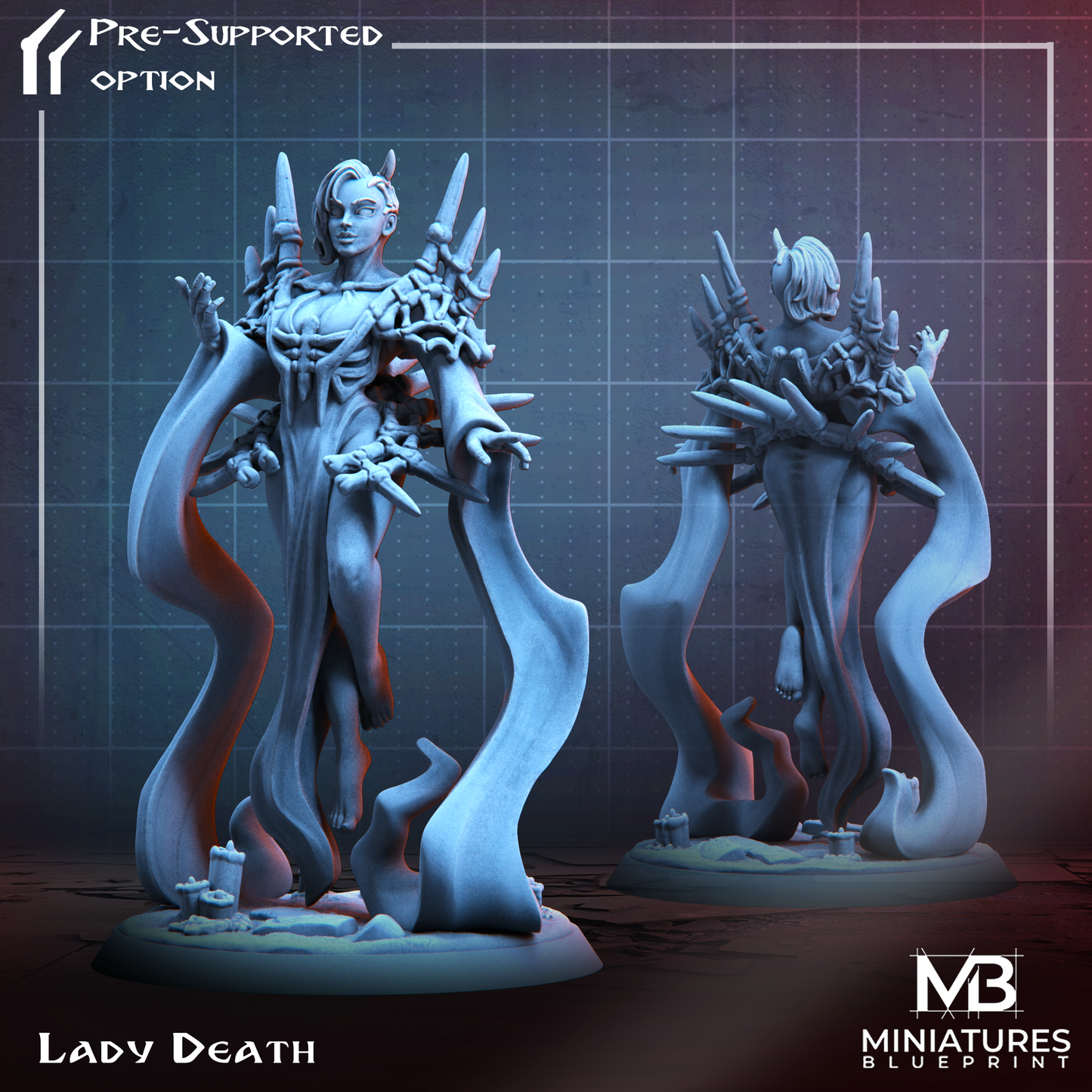 Miniatures Blueprint - Graveyard Haunters 2023 October Release 35mm