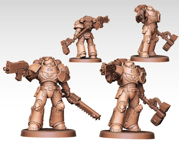 Alexi Konev - Lieuteanant Marine, Ultramarines - Warhammer 40K