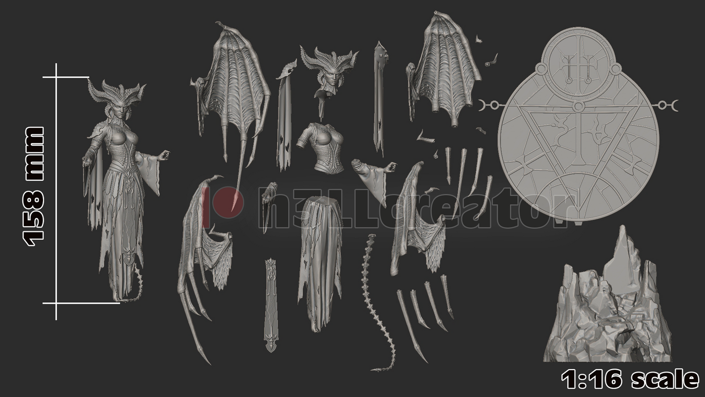 H3LL Creator - Lilith, Matriarch of Demons - Diablo