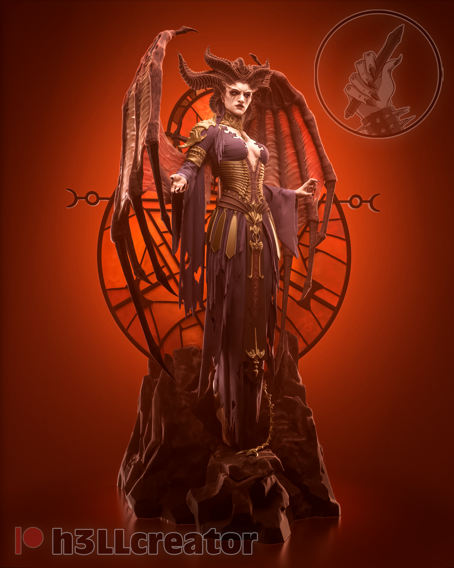 H3LL Creator - Lilith, Matriarch of Demons - Diablo