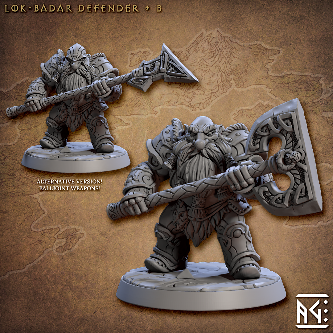 Artisan Guild - Lok-Badar Defender B - Dwarven Runic Warriors 2023 April