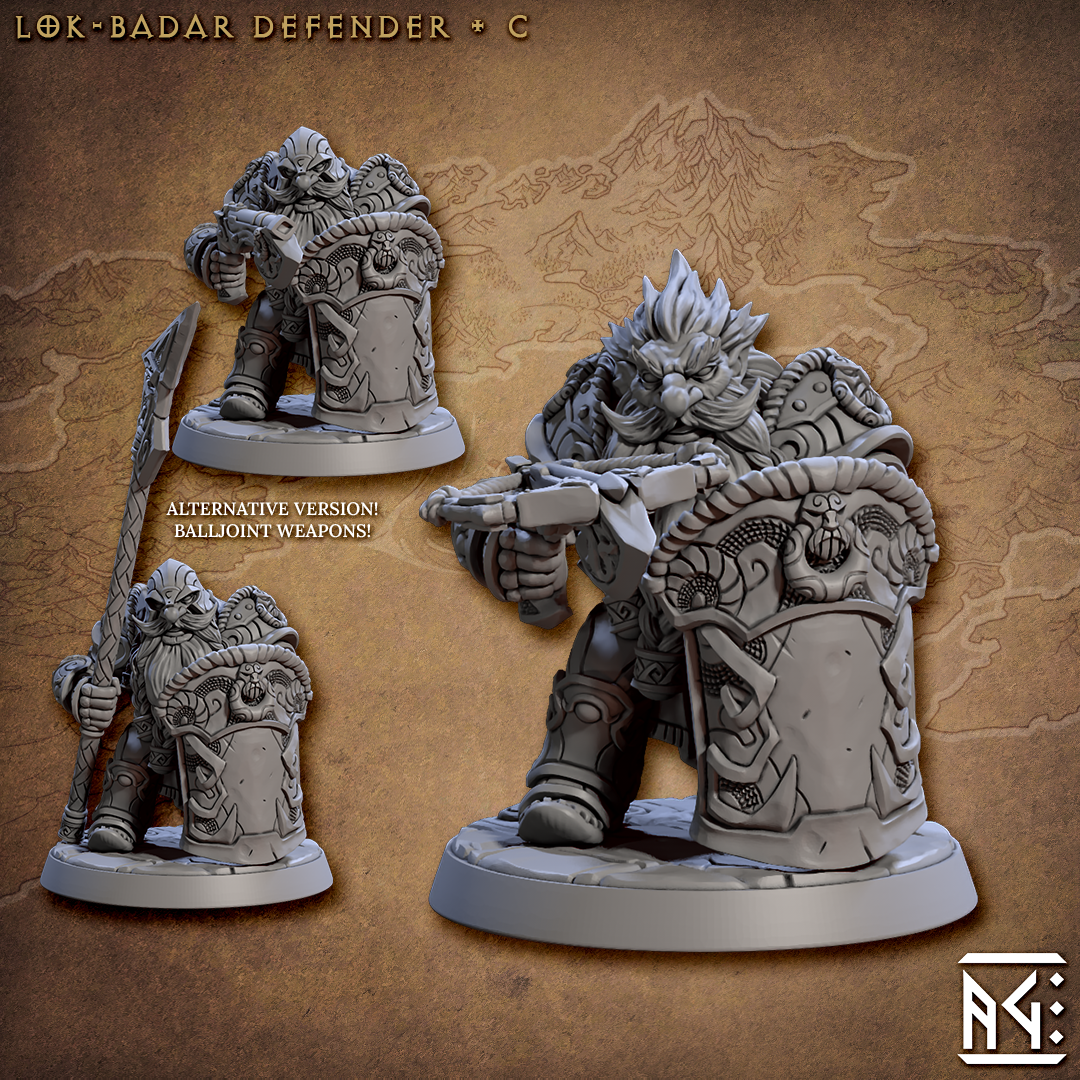 Artisan Guild - Lok-Badar Defender C - Dwarven Runic Warriors 2023 April