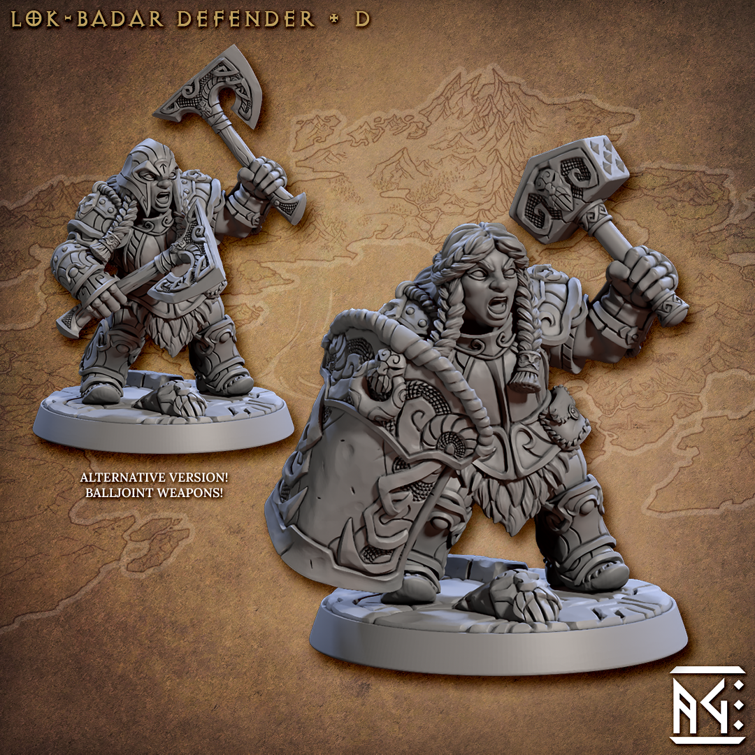 Artisan Guild - Lok-Badar Defender D - Dwarven Runic Warriors 2023 April