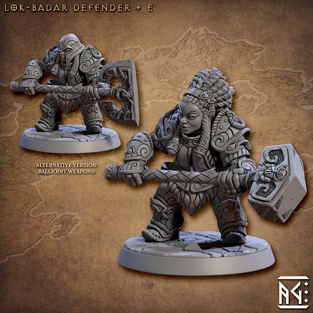 Artisan Guild - Lok-Badar Defender E - Dwarven Runic Warriors 2023 April