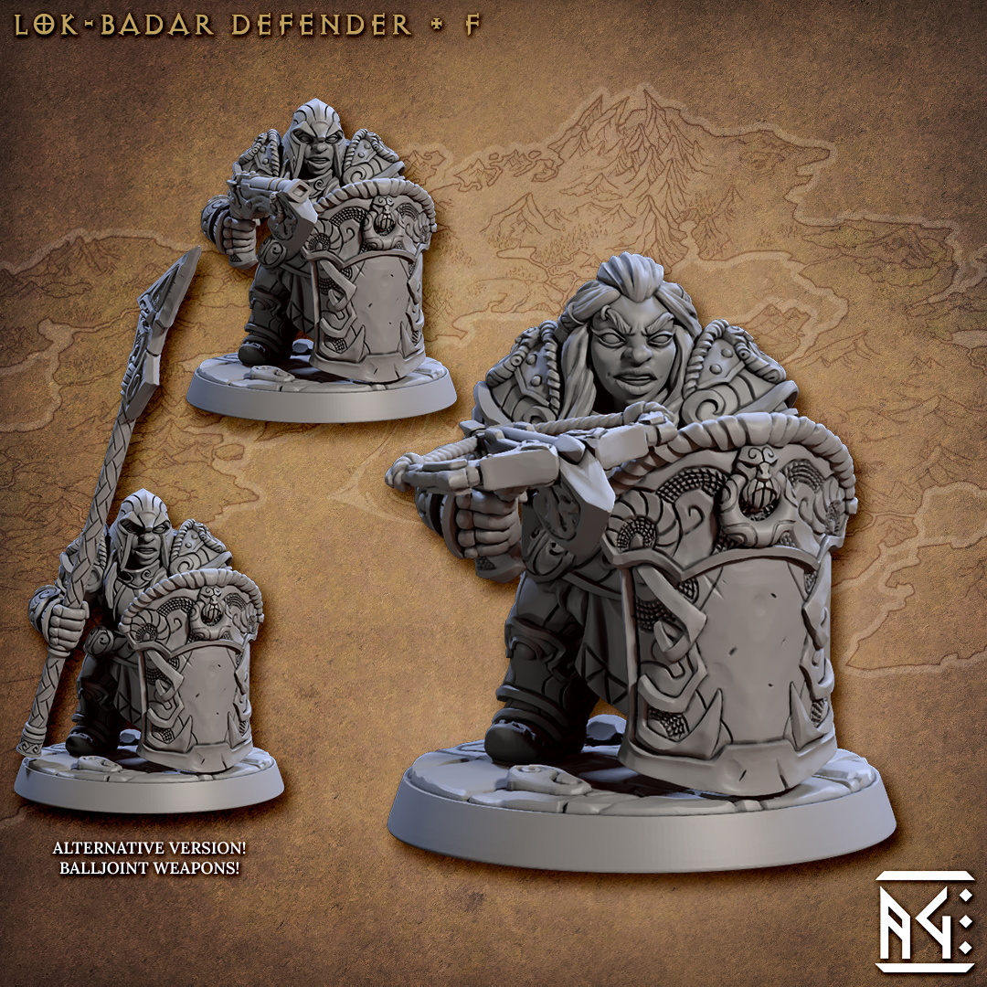 Artisan Guild - Lok-Badar Defender F - Dwarven Runic Warriors 2023 April