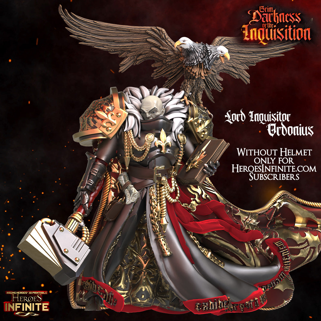 Heroes Infinite Raging Heores - Lord Inquisitor Ordonius - Grim Darkness of the Inquisition #36