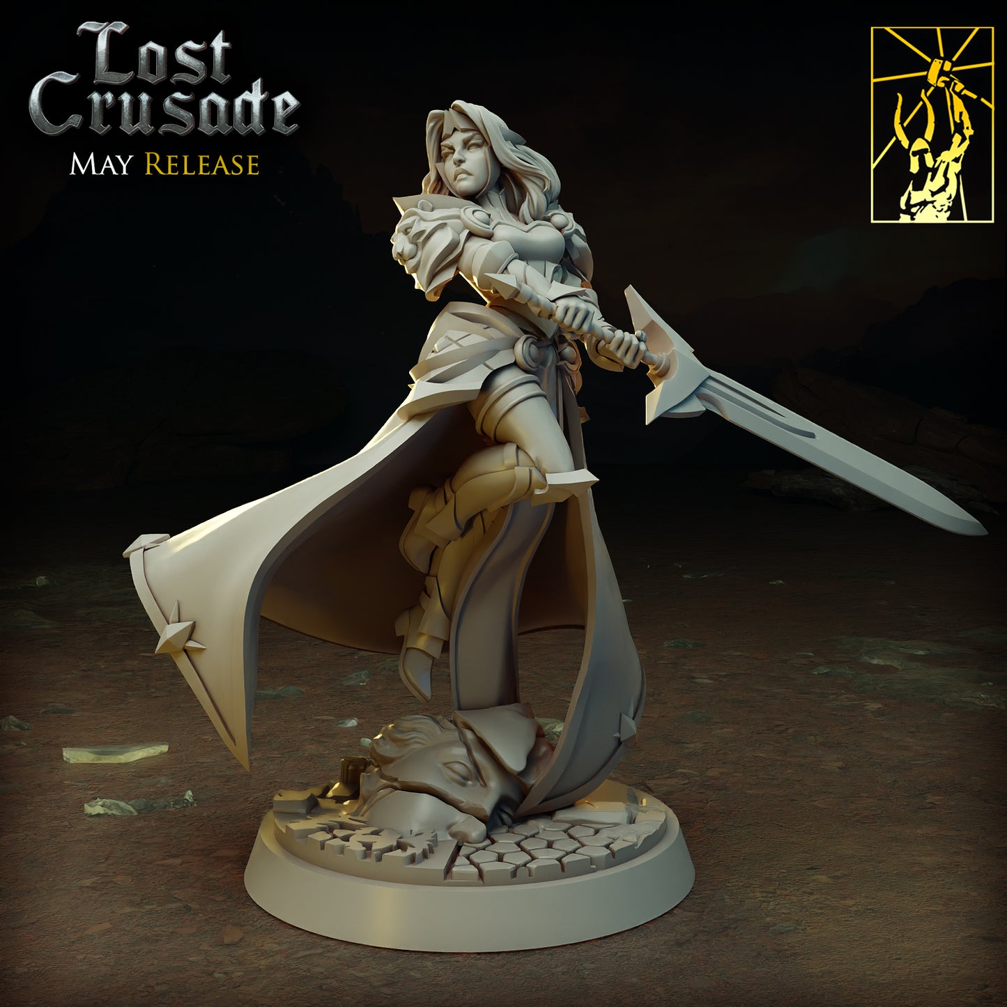Titan Forge - Fereal Aasimar Paladin - Lost Crusade 2022 May 35mm