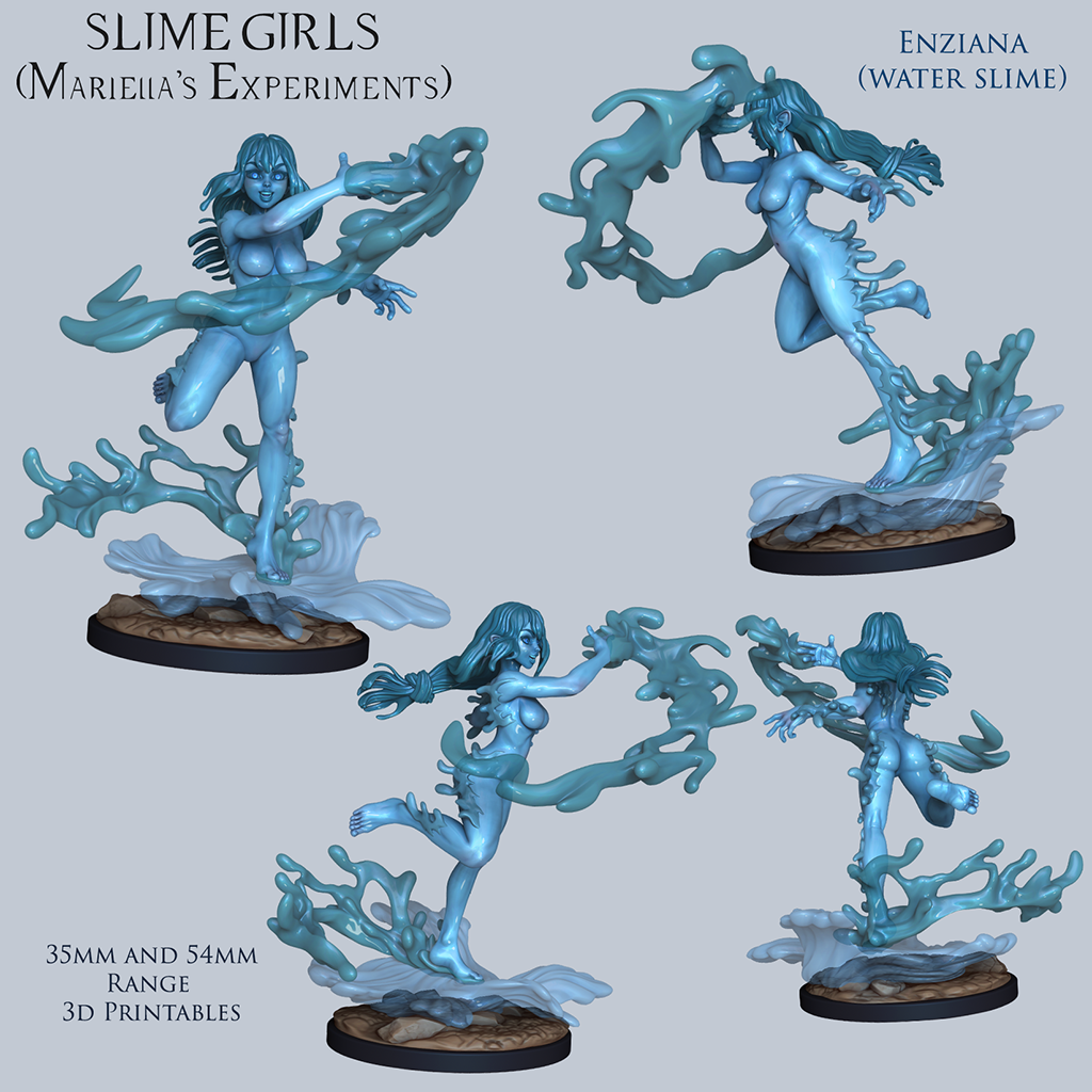 Ronin Arts - Enziana, Slime Girls - Marieiias´s Experiments