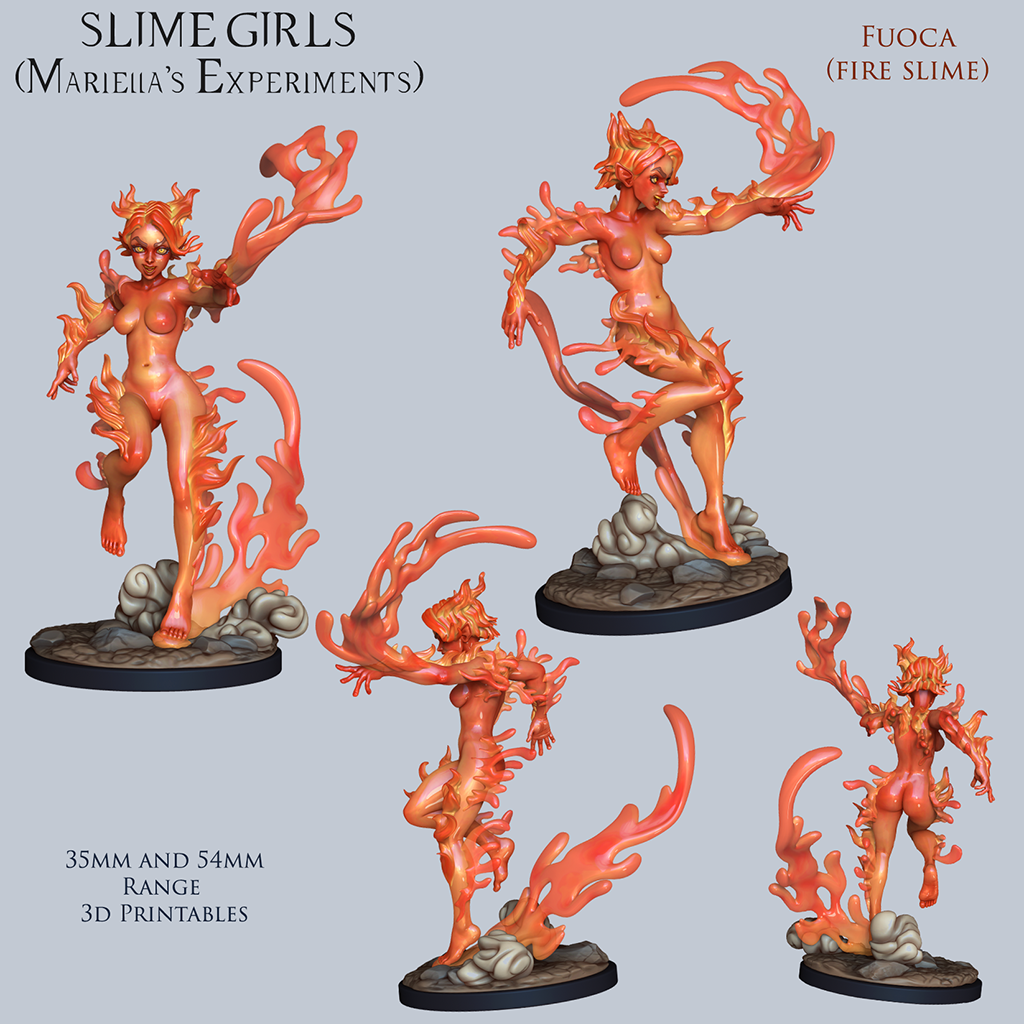 Ronin Arts - Fuoca, Slime Girls - Marieiias´s Experiments