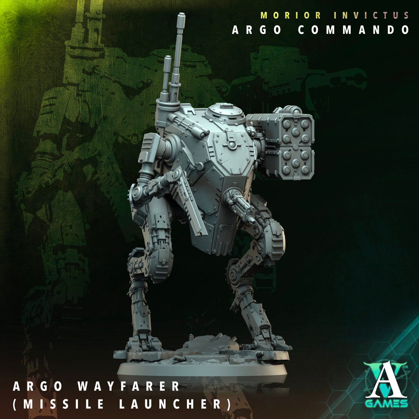 Archvillain Games Sci‐Fi - Argo Wayfarer Missile Launcher - Argo Commando 2024 November