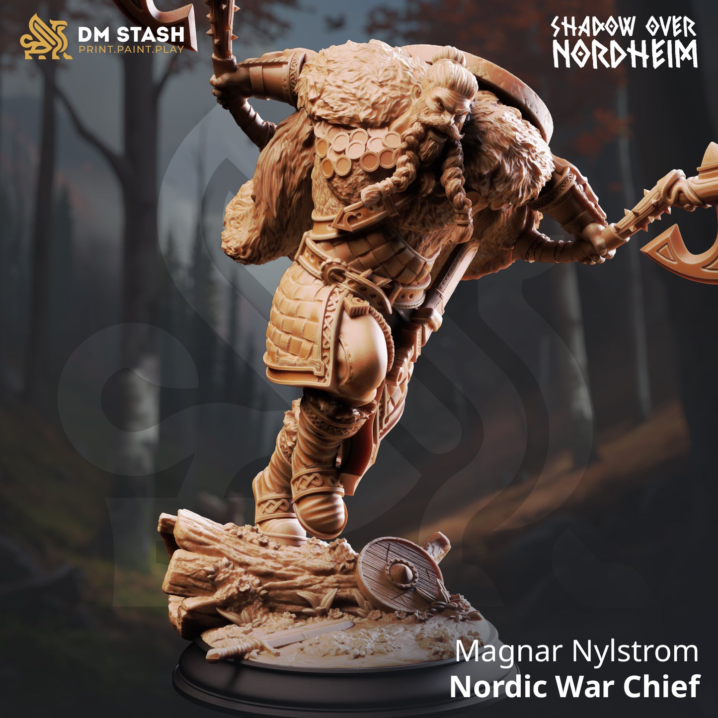 DM Stash - Magnar Nylstorm, Nordic War Chief - Shadow Over Nordheim 2025 October