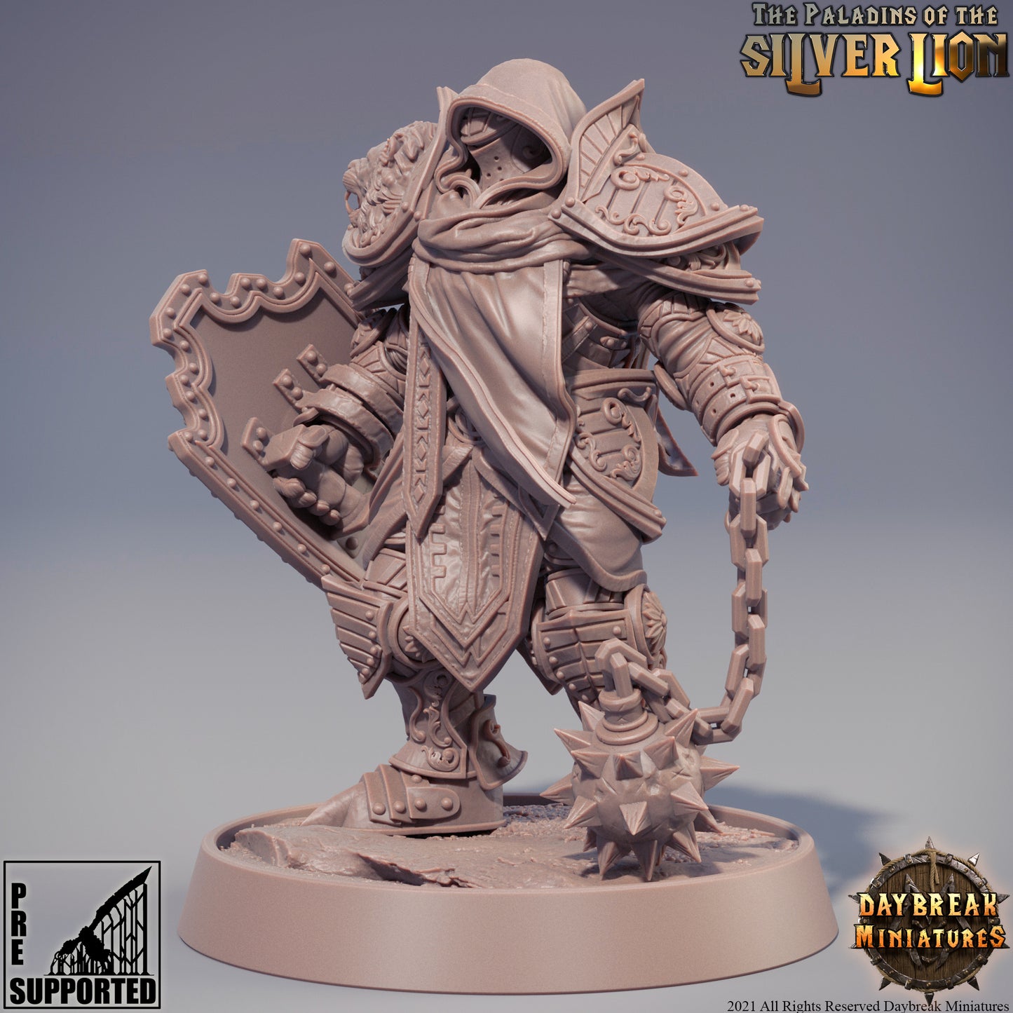 Daybreak Miniatures - Mattias du Lion Tuant - Paladins of the Silver Lion 2021 March