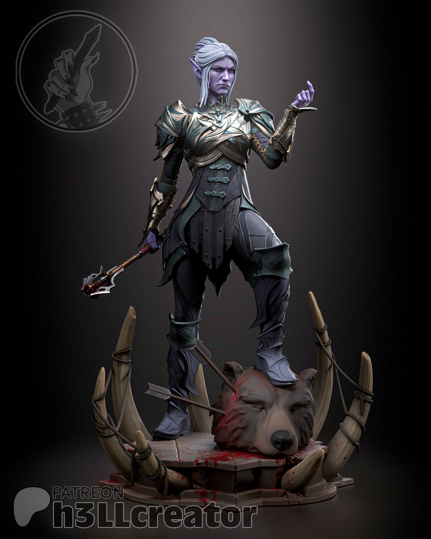 H3LL Creator - Minthara, Drow Cleric - Baldurs Gate 3