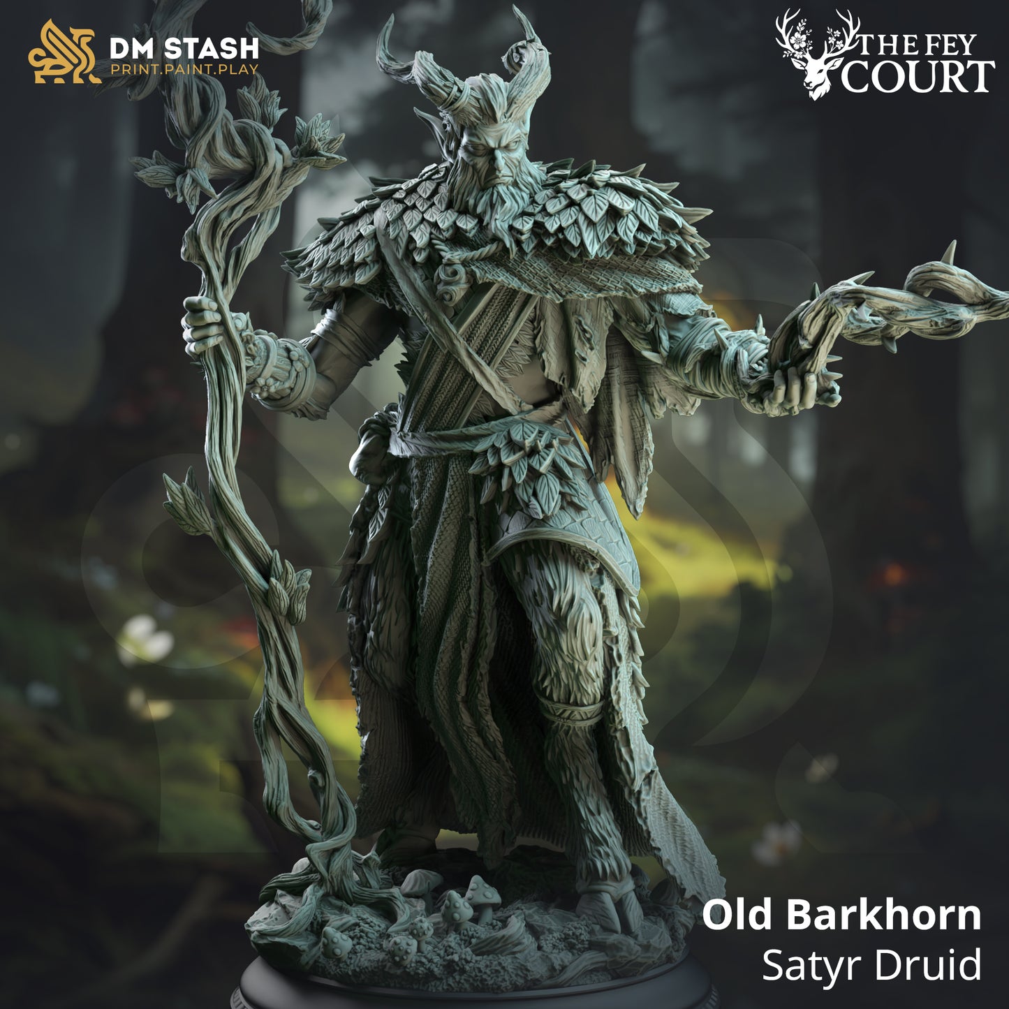 DM Stash - Old Barkhorn, Satyr Druid - The Fey Court 2025 May