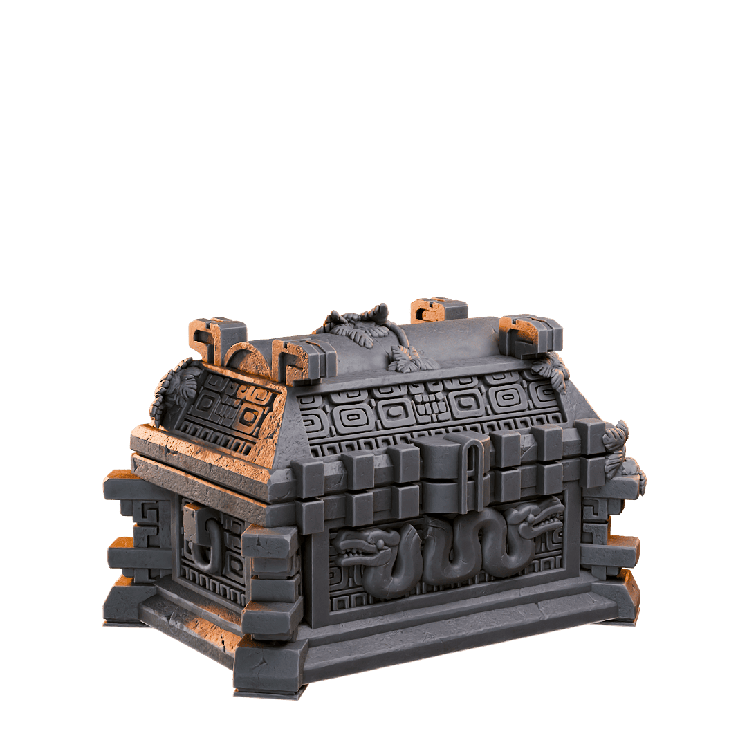 Loot Studio - Ophidic Chest, 3.5x2.5cm Terrain - Tomb of the Serpent God 2025 June
