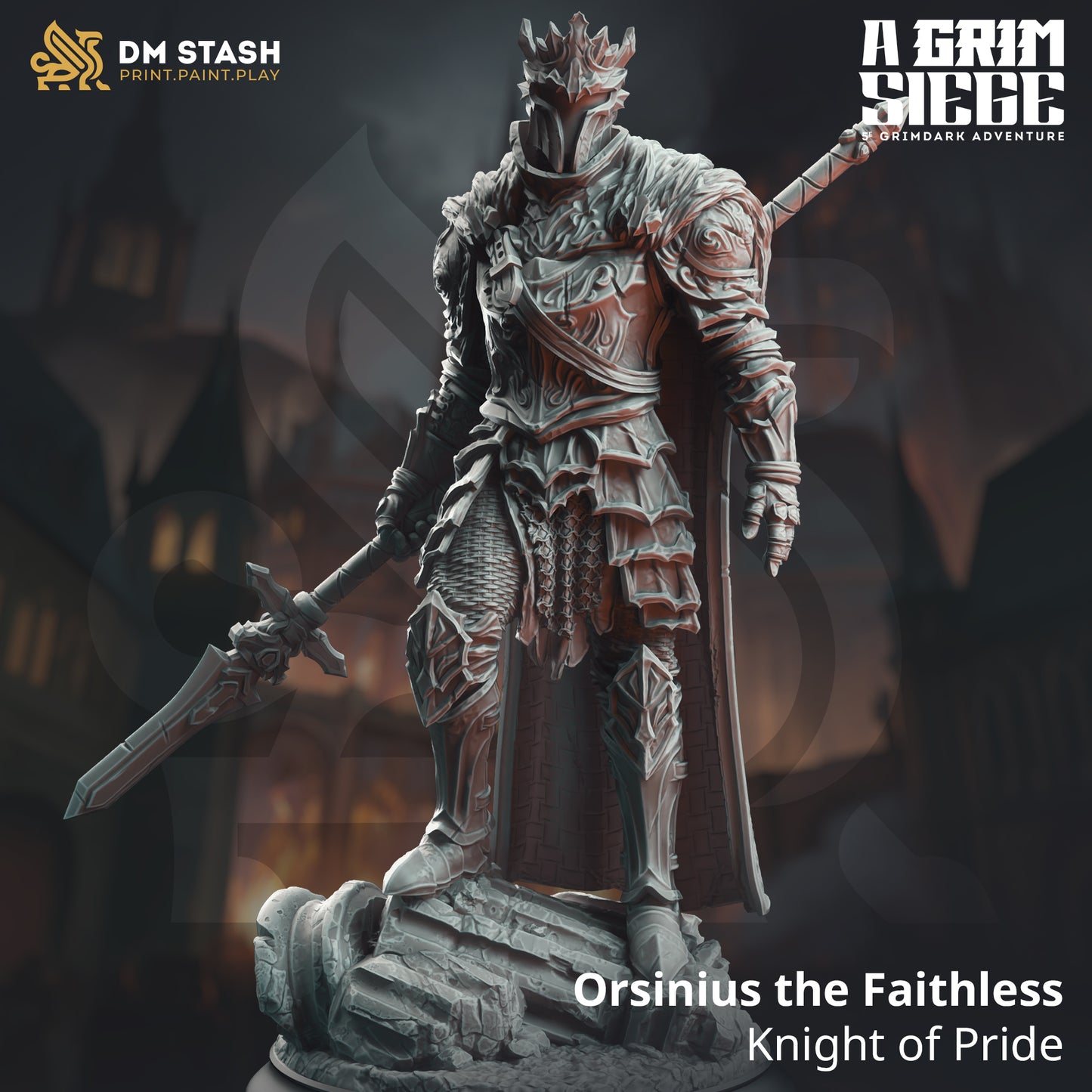 DM Stash - Orsinius the Faithless, Knight of Pride - A Grim Siege 2025 April