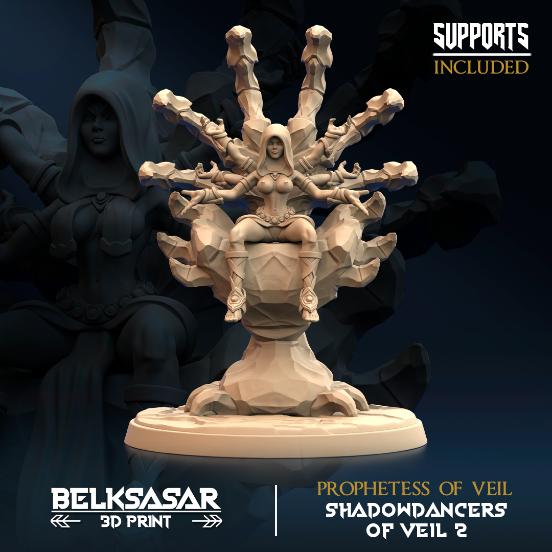 Belksasar - Prophetess of Veil (Large) - Shadowdancers of Veil 2 2025 Septmeber
