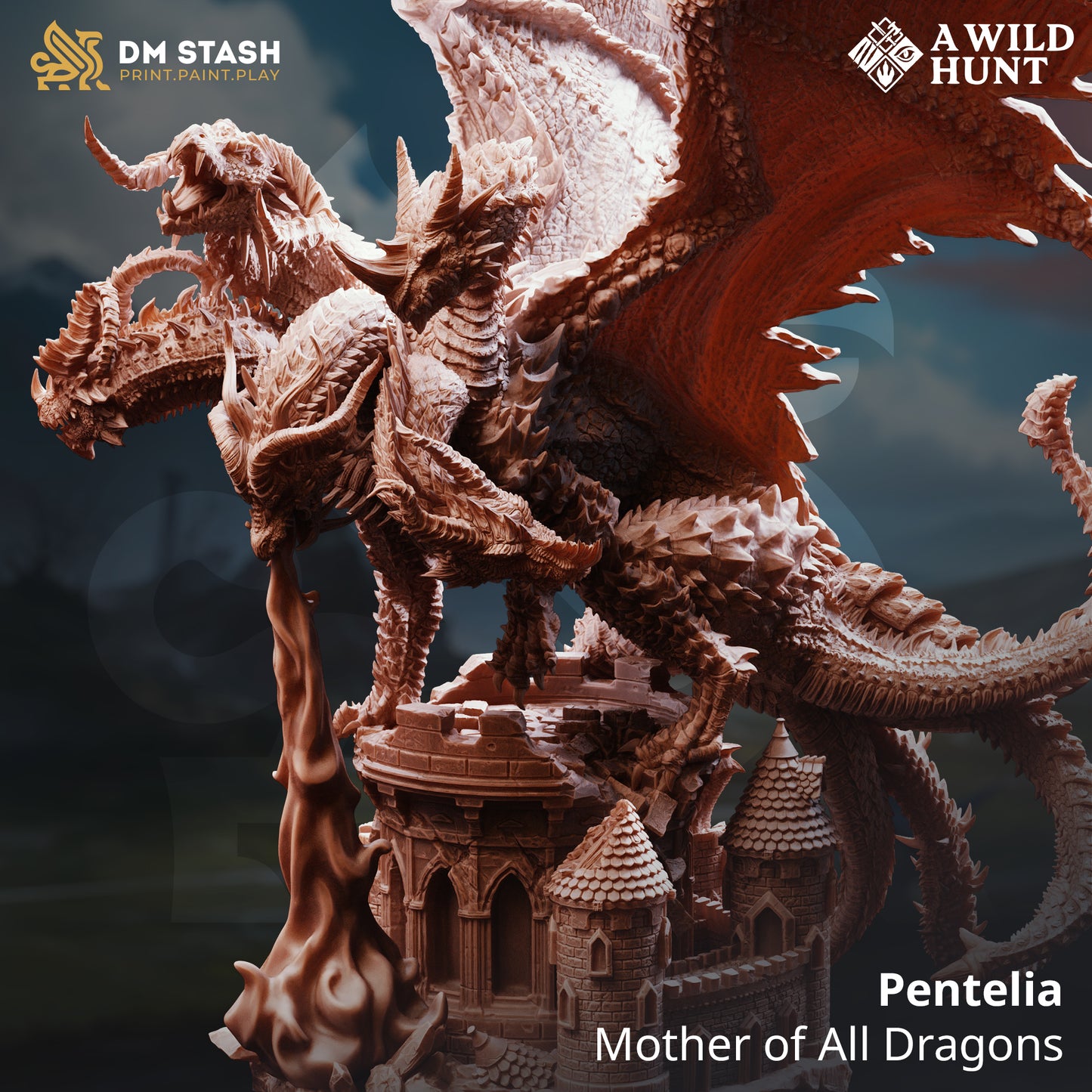 DM Stash - Tiamat, Mother of Dragons (Gargantuan) - A Wild Hunt 2025 November