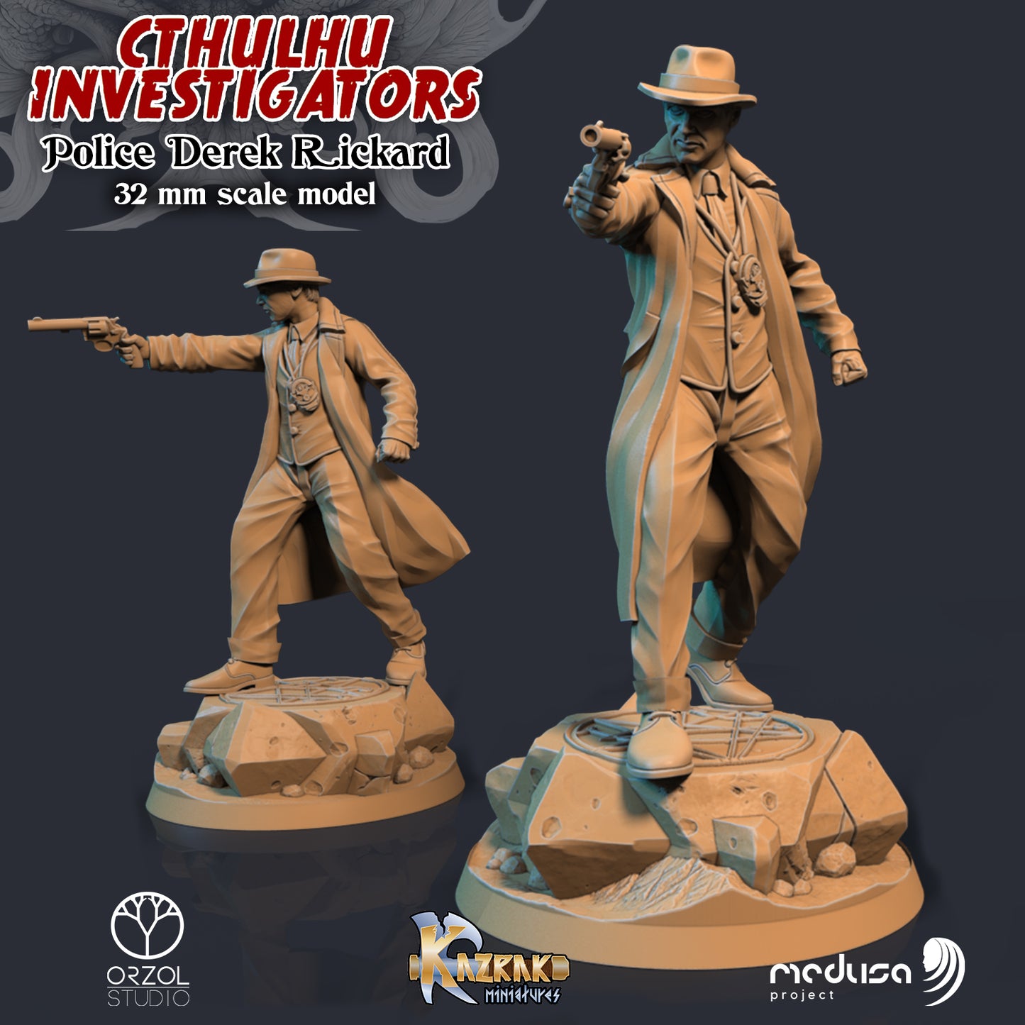 Sculptorium of Madness - Police Derek Rickard - Chtulhu Investigators