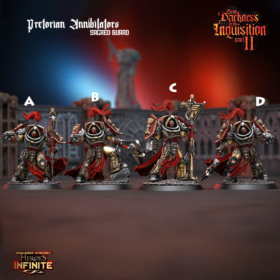 Heroes Infinite Raging Heores - Pretorian Annihilators Sacred Guard, Custodes - Grim Darkness of the Inquisition 2 #40