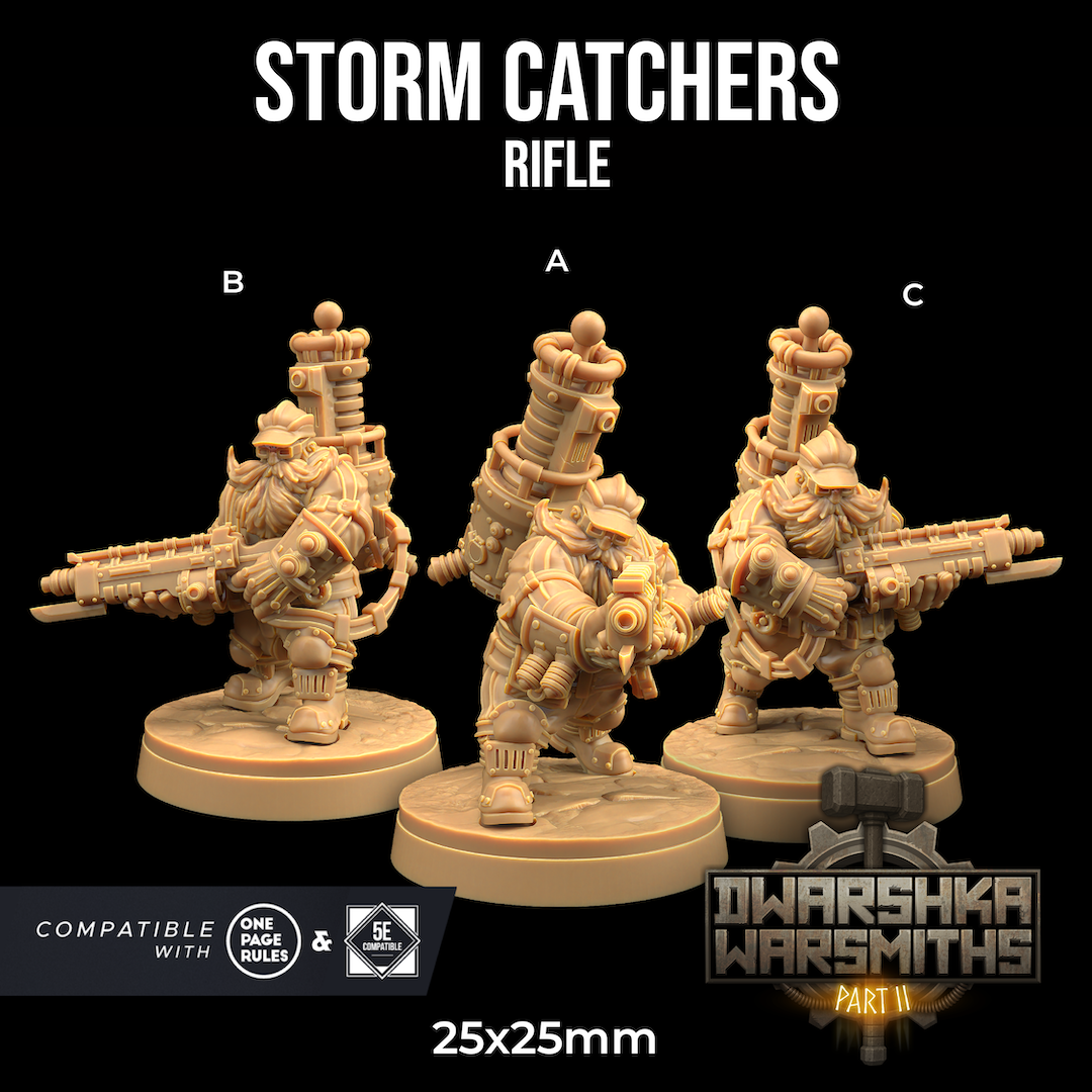 Dragons Trappers Lodge - Dward Artificer Storm Catchers, Rifle - Dwarshka Warsmiths Pt. 2 2025 September