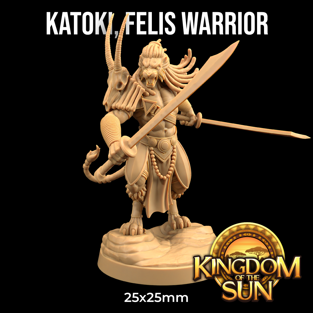 Dragons Trappers Lodge - Katoki, Felis Warrior - Kingdom of the Sun 2025 April