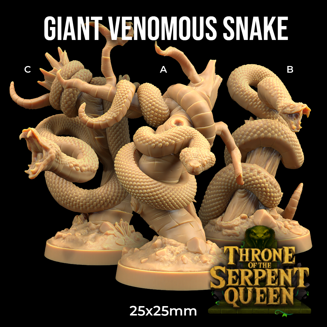 Dragons Trappers Lodge - Giant Venemous Snakes - Throne of The Serpent Queen 2025 August