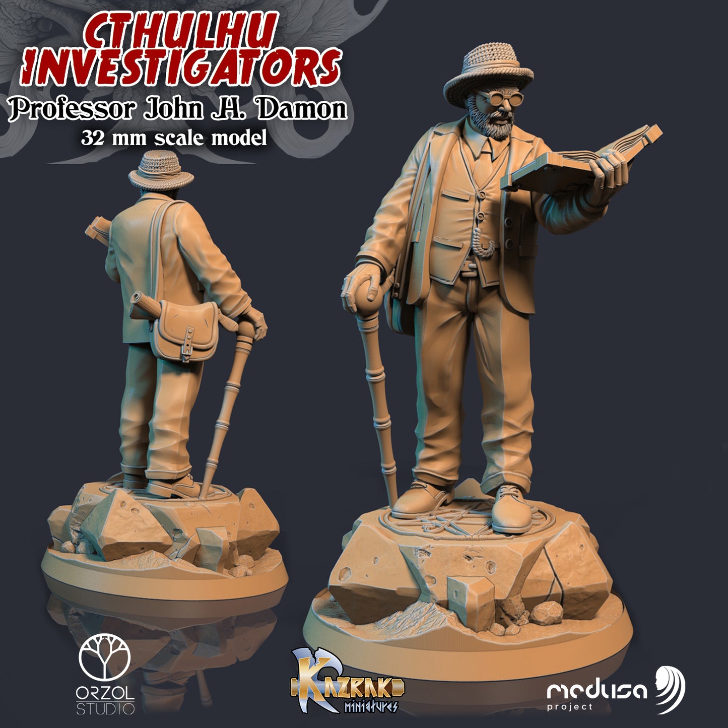 Sculptorium of Madness - Professor John H. Damon - Chtulhu Investigators