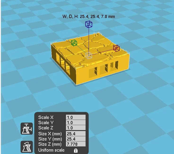 Printable Scenery - Rustic Stone Floor, Clorehaven City