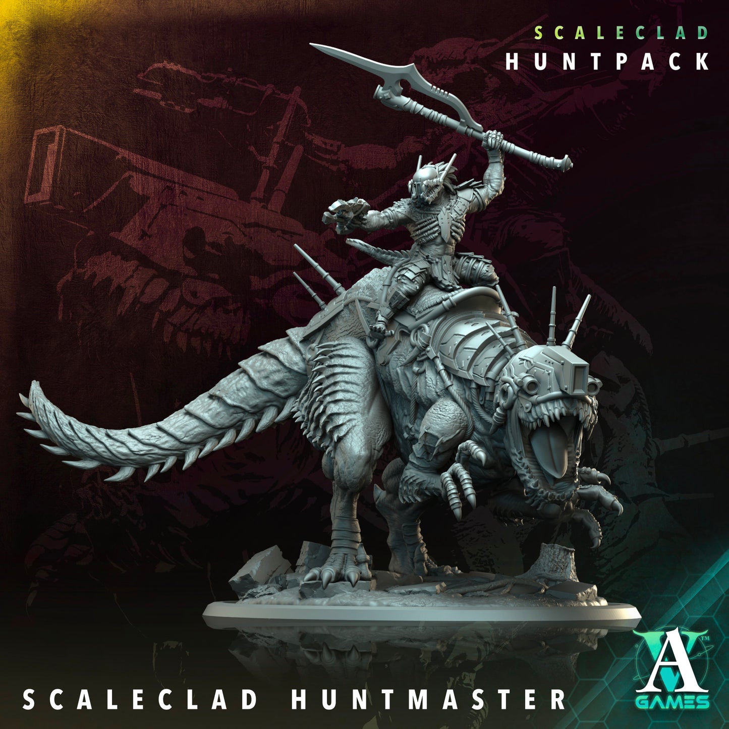 Archvillain Games Sci‐Fi - Scaleclad Huntmaster - Scaleclad Huntpack 2024 December