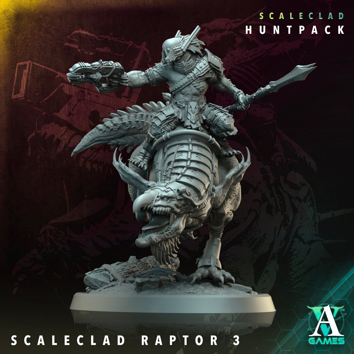 Archvillain Games Sci‐Fi - Scaleclad Huntpack 3 - Scaleclad Huntpack 2024 December