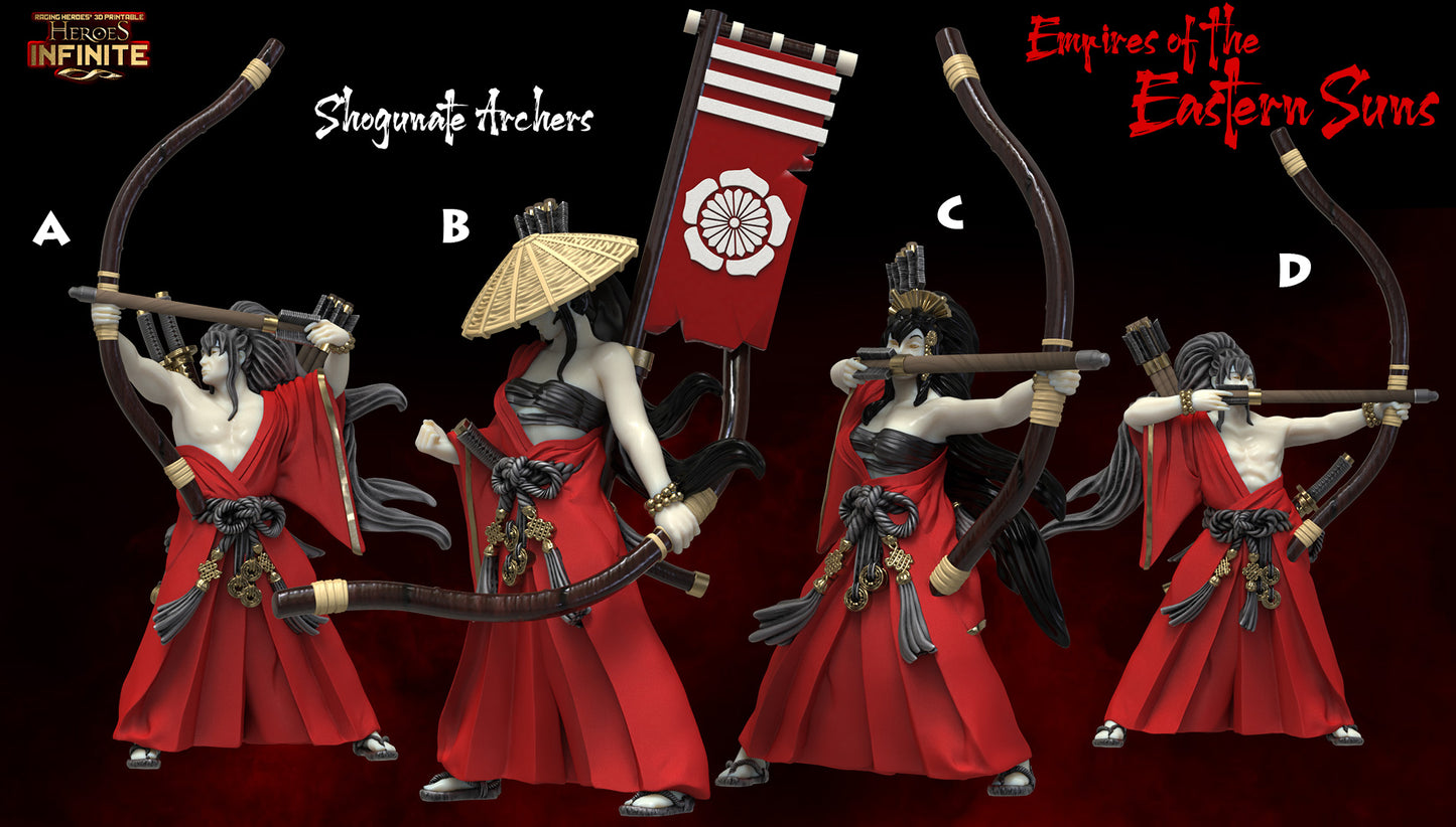Heroes Infinite Raging Heores - Shogunate Samurai Archers - Empires of the Eastern Suns No.22 2022 January