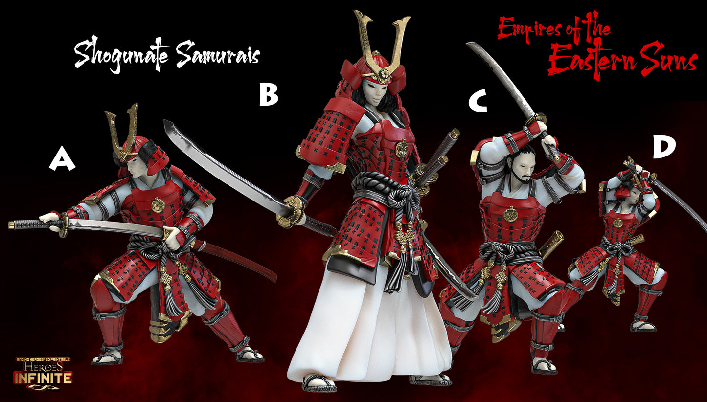 Heroes Infinite Raging Heores - Shogunate Samurai - Empires of the Eastern Suns No.22 2022 January