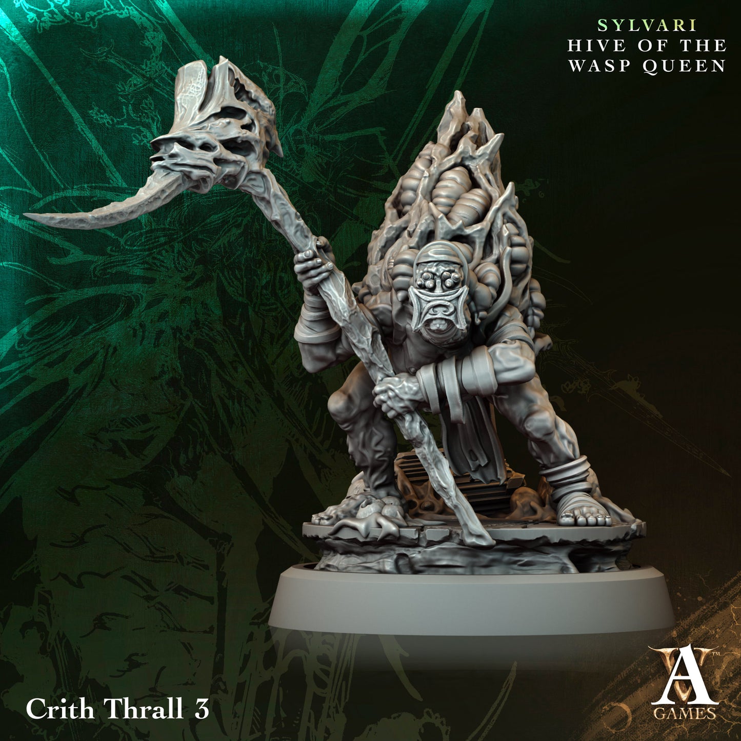 Archvillain Games - Crith Thrall 3 - Sylvari - Hive of the Wasp Queen 2025 May