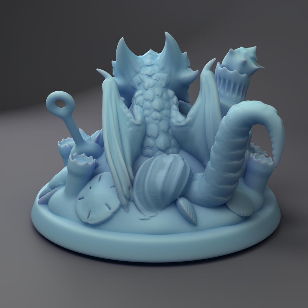 Twin Goddess Miniatures - Sand Dragon - Summer Sale 2022 July