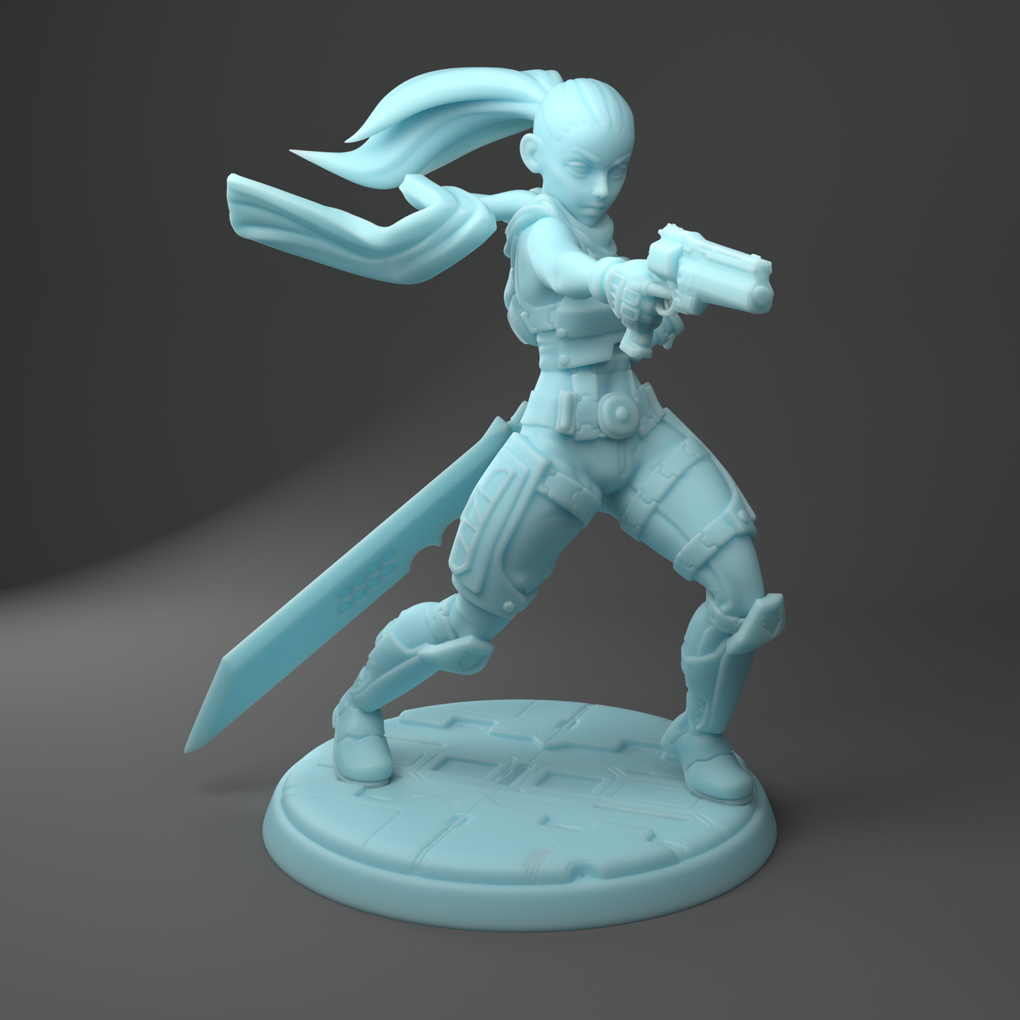 Twin Goddess Miniatures - TurningGear, Scifi Fighter - 2021 July
