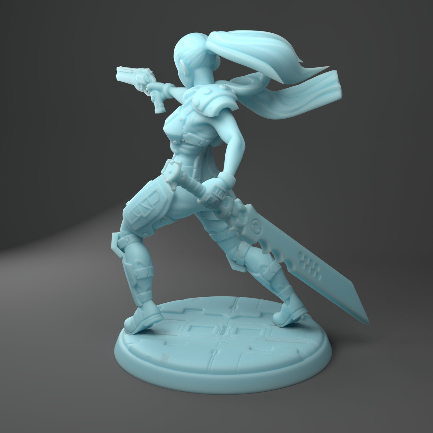 Twin Goddess Miniatures - TurningGear, Scifi Fighter - 2021 July