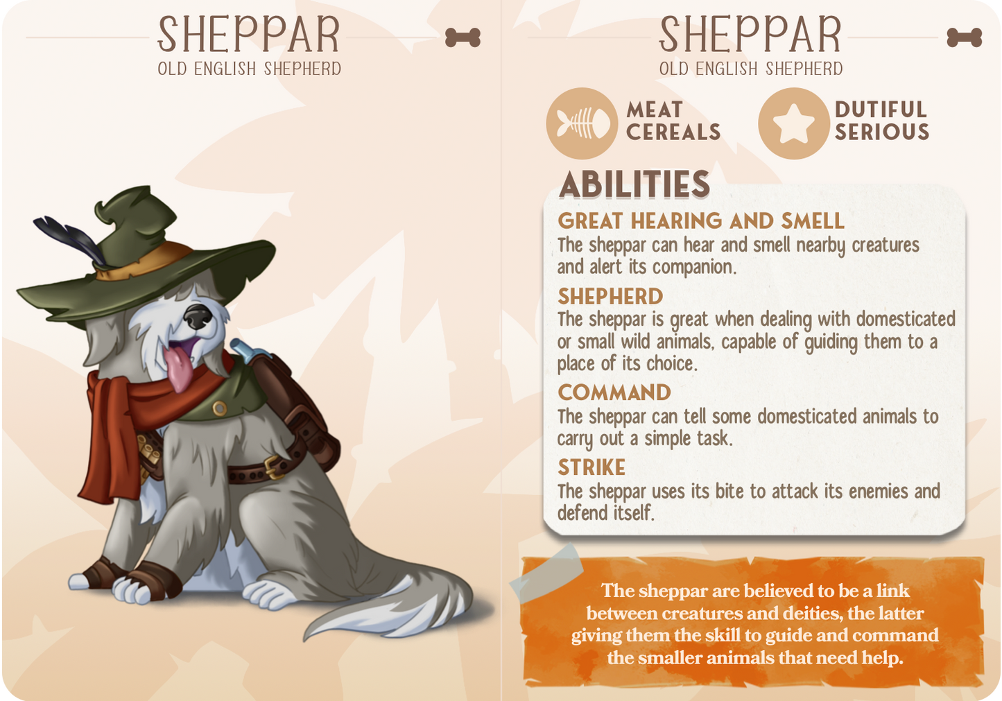 Cast n Play - Sheppar (The Old English Shepherd), Companion