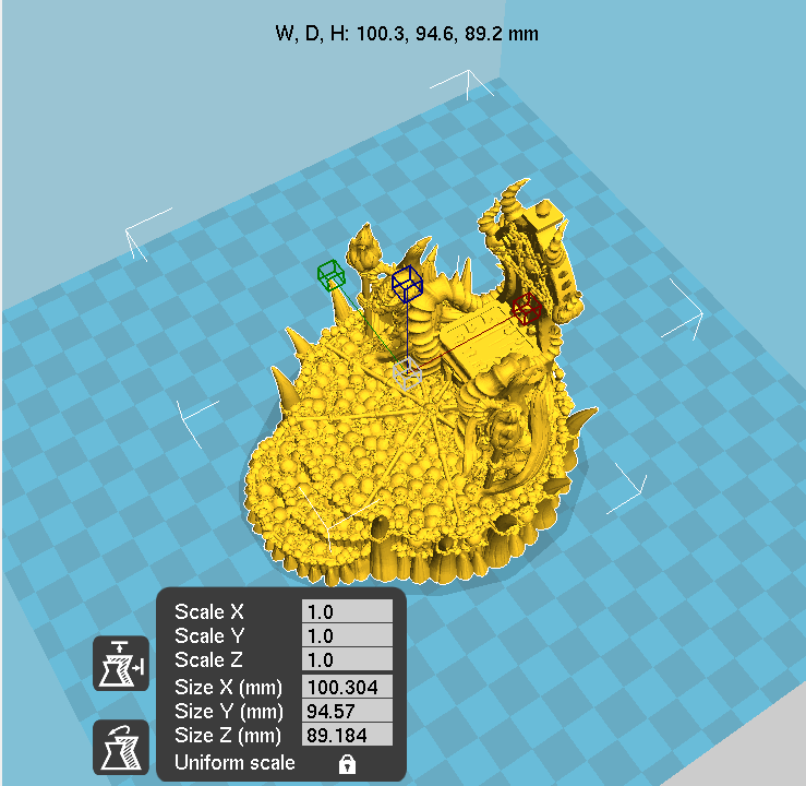 Printable Scenery - Skull Throne - Demons Terrain